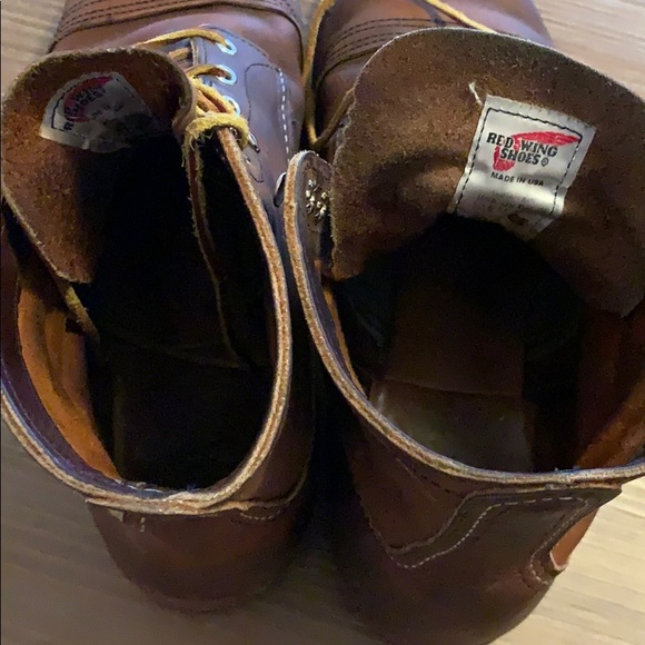 Men’s heritage leather red wing boots - Picture 5 of 6